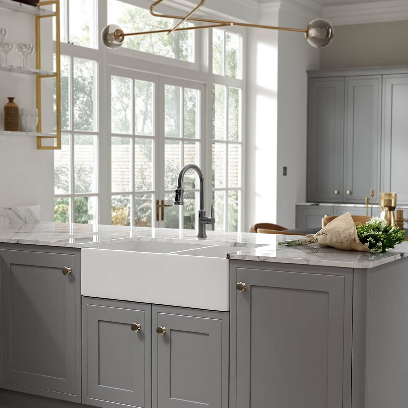 Metora Touchless Sensor & Pull-Down Kitchen Faucet - KF2210