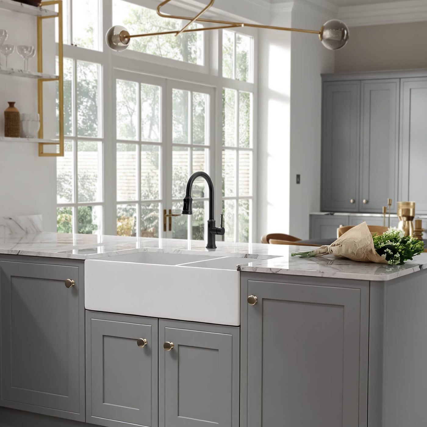 Metora Touchless Sensor & Pull-Down Kitchen Faucet - KF2210