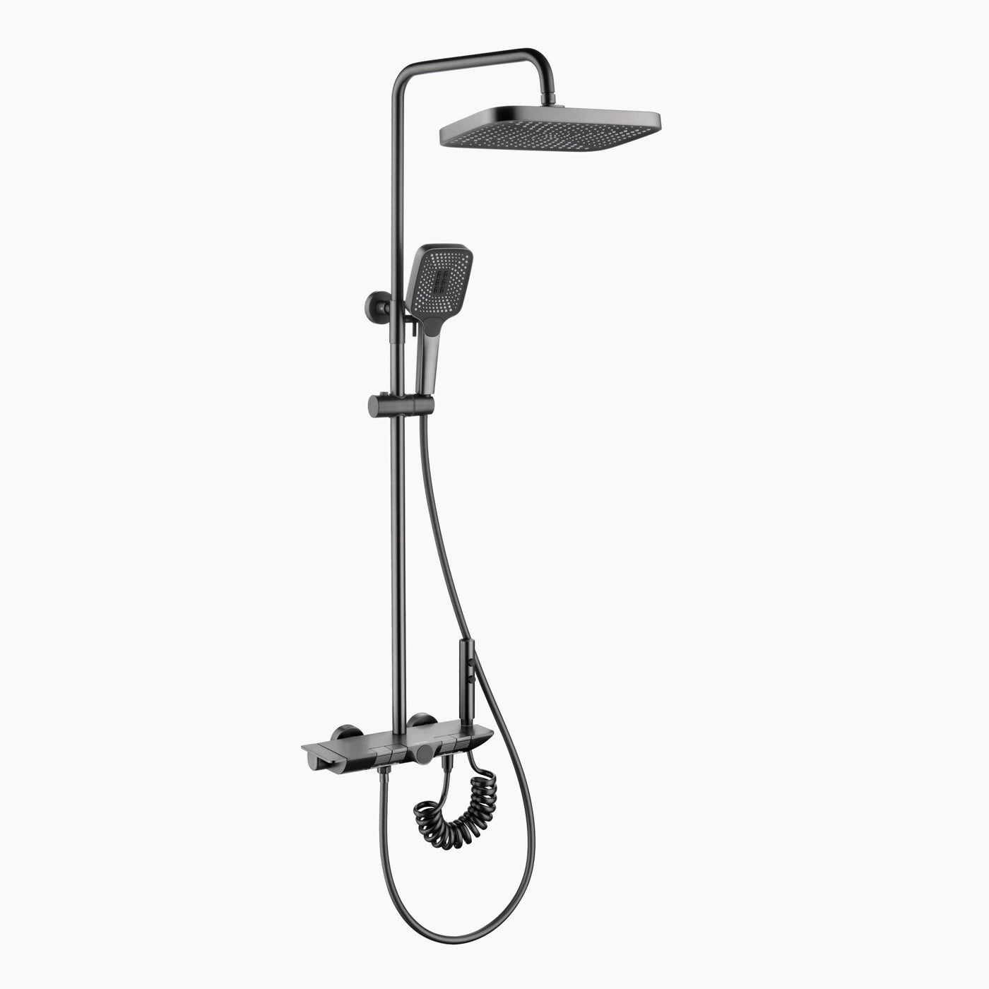 Metora Thermostatic Shower System with Temperature Display and 4 Water Outlet Modes-SST2204