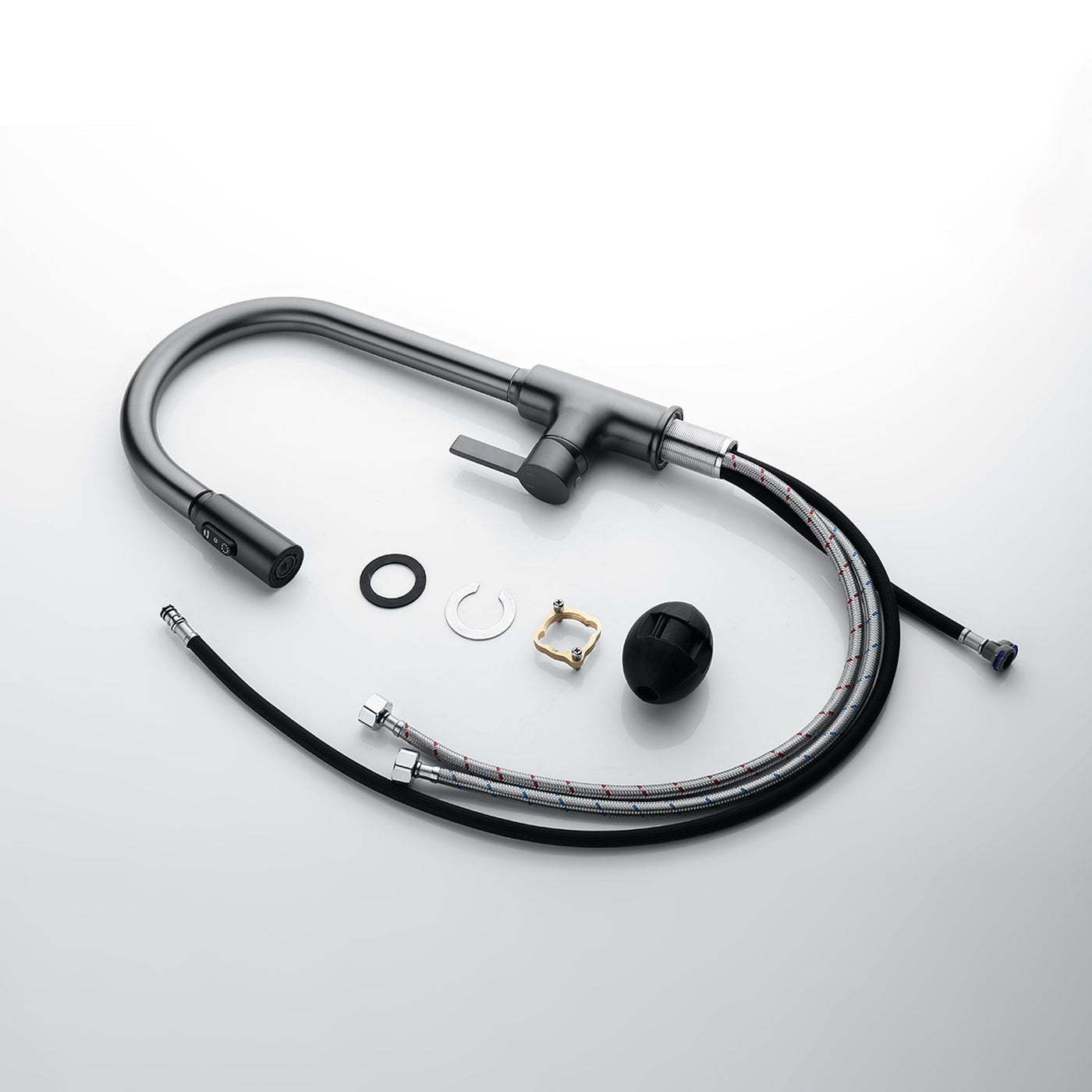 Metora Copper Kitchen Pull-Down Faucet with 3 Water Outlet Modes-KF2204