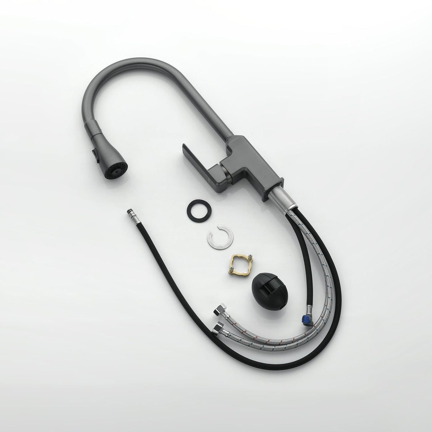 Metora Copper Kitchen Pull-Down Faucet with 3 Water Outlet Modes-KF2201