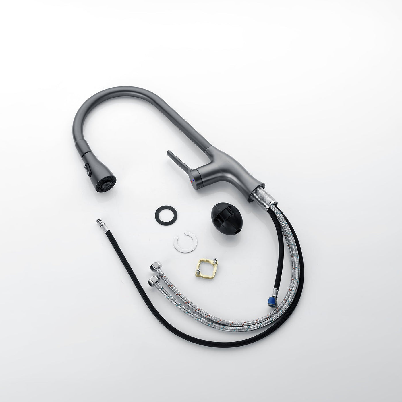 Metora Copper Kitchen Pull-Down Faucet with 3 Water Outlet Modes-KF2203