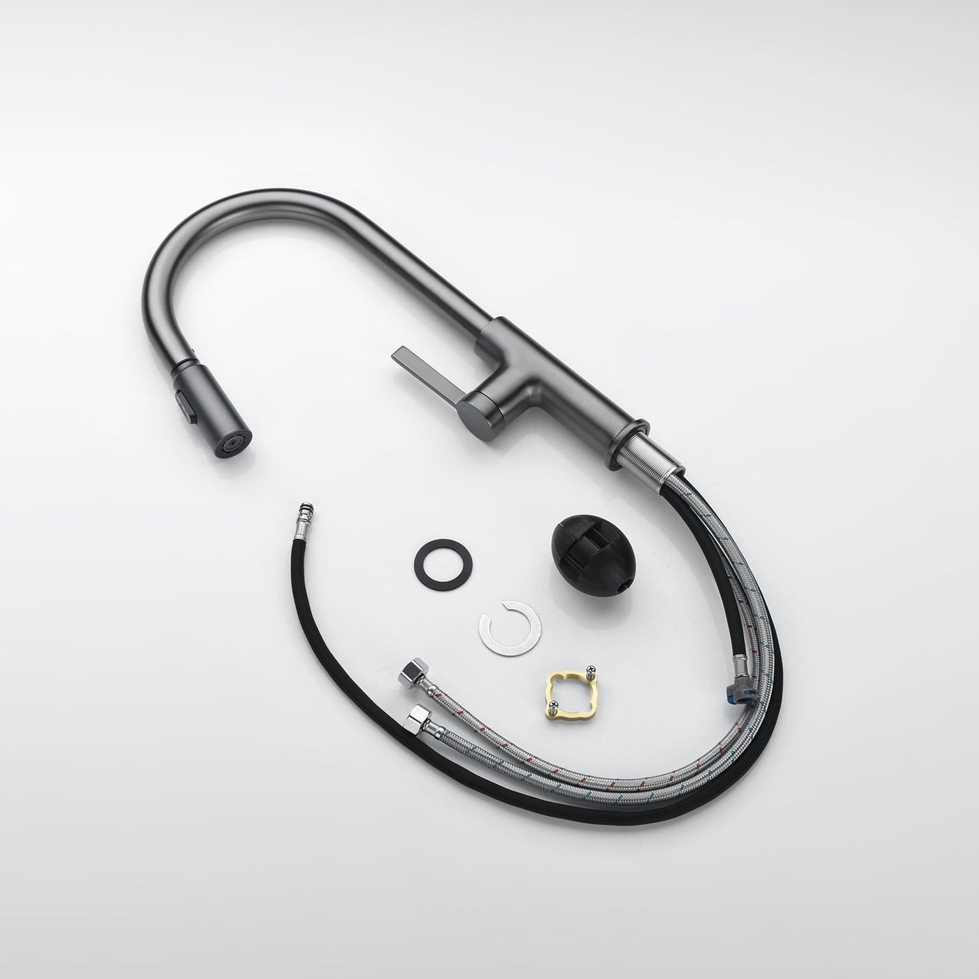 Metora Copper Kitchen Pull-Down Faucet with 3 Water Outlet Modes-KF2202