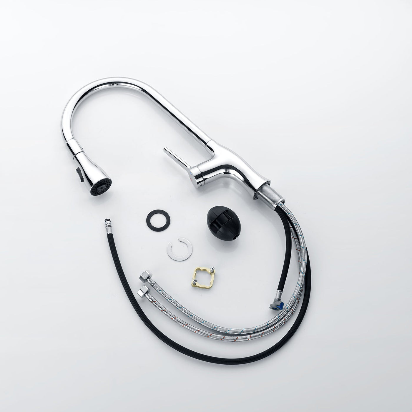 Metora Copper Kitchen Pull-Down Faucet with 3 Water Outlet Modes-KF2203