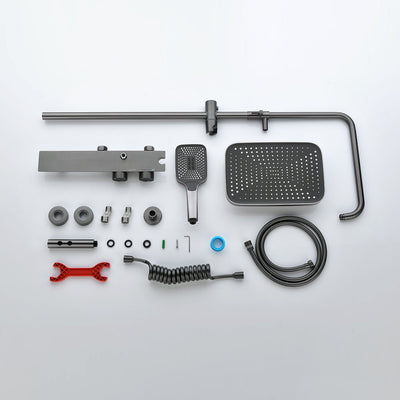 Metora Shower System with Temperature Display and 4 Water Outlet Modes-SST2201