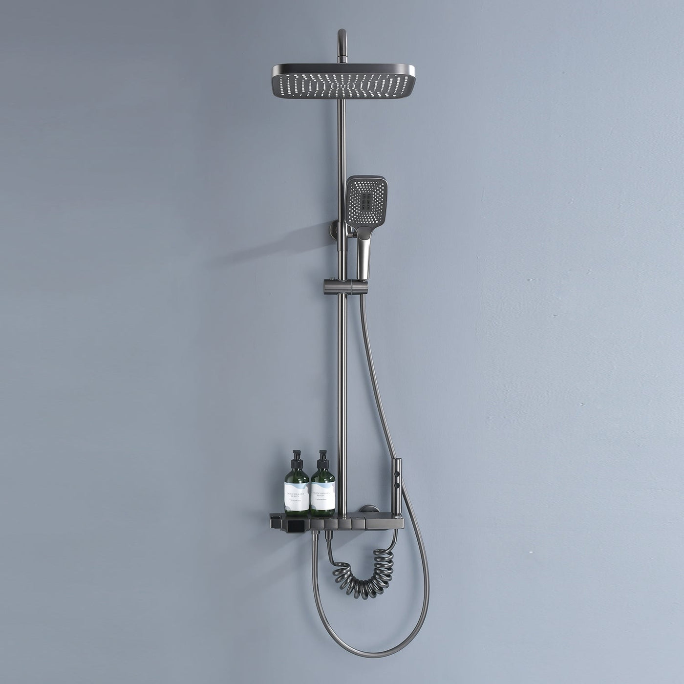 Metora Thermostatic Shower System with Temperature Display and 4 Water Outlet Modes-SST2203