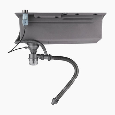 Metora Single Bowl Workstation Kitchen Sink Set with Waterfall Faucet-KS2203