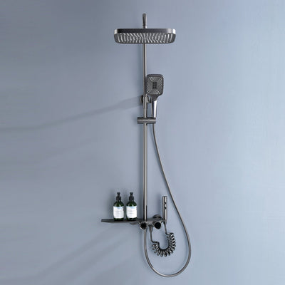 Metora Shower System with Temperature Display and 4 Water Outlet Modes-SST2201