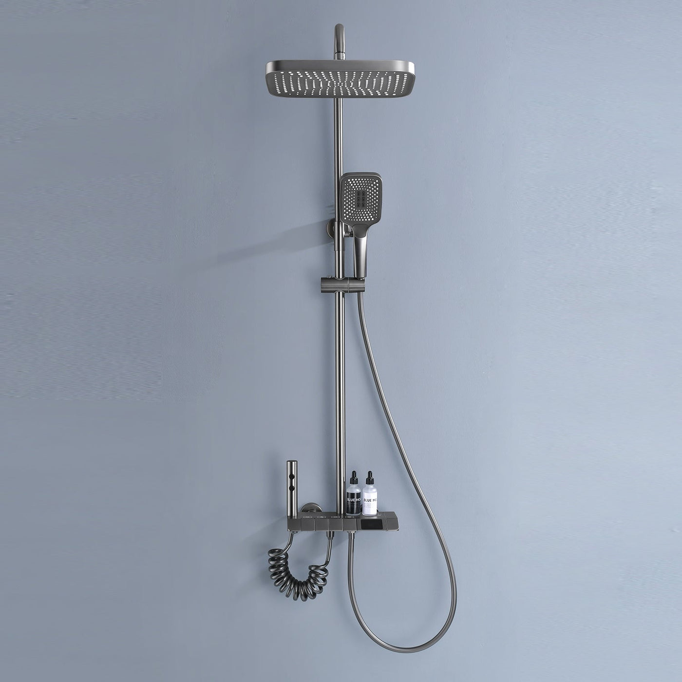 Metora Thermostatic Shower System with Temperature Display and 4 Water Outlet Modes-SST2202