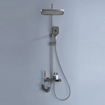 Metora Thermostatic Shower System with Temperature Display and 4 Water Outlet Modes-SST2202