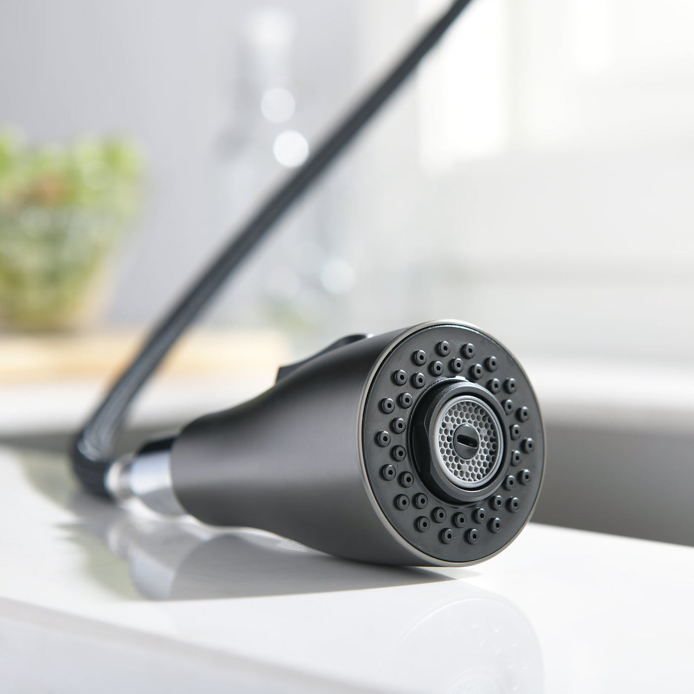 Metora Copper Kitchen Pull-Down Faucet with 3 Water Outlet Modes-KF2203