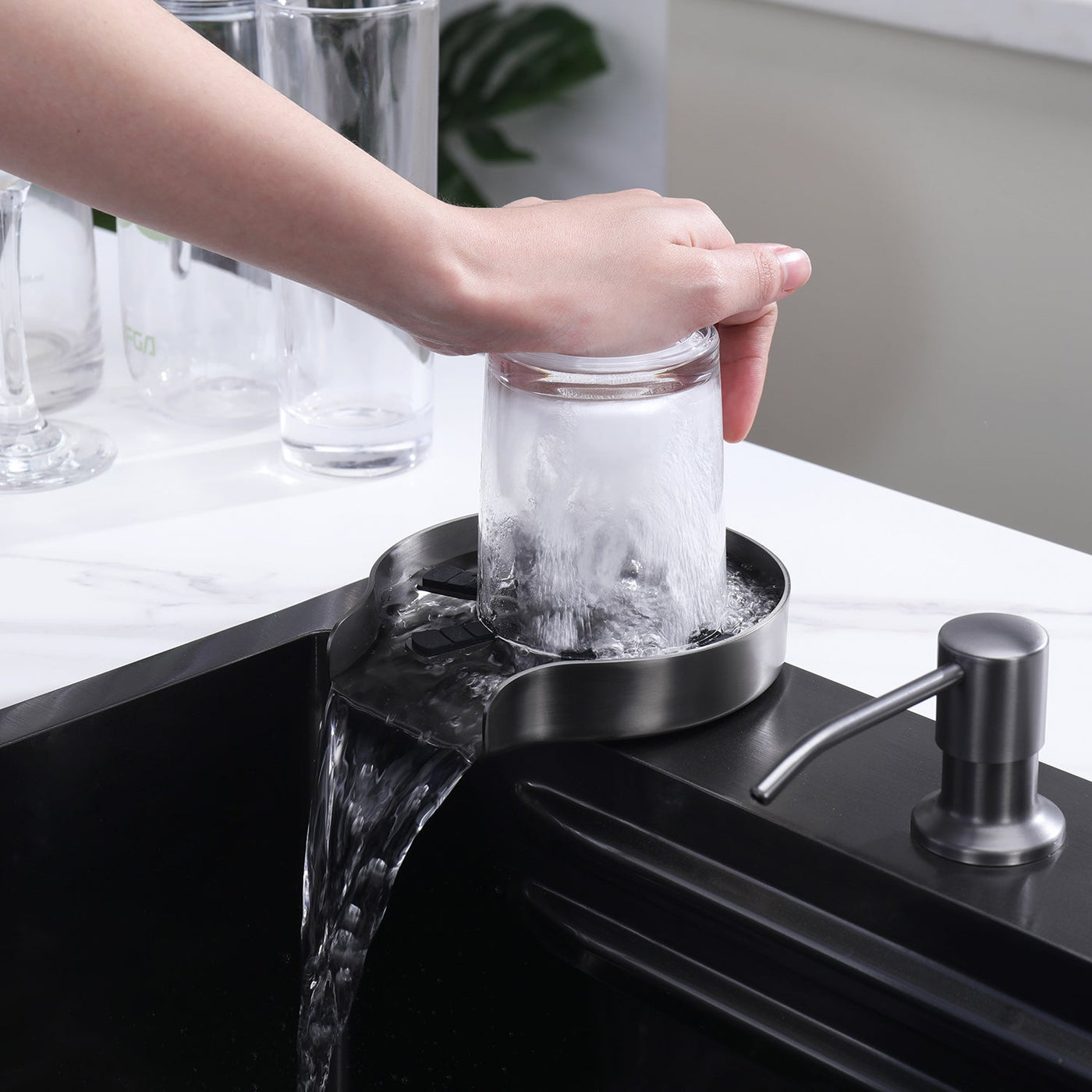 Metora Countertop Glass Rinser For Home / Cafe / Bar / Restaurant KFR2202