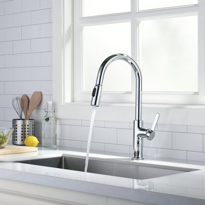 Metora Copper Kitchen Pull-Down Faucet with 3 Water Outlet Modes-KF2202