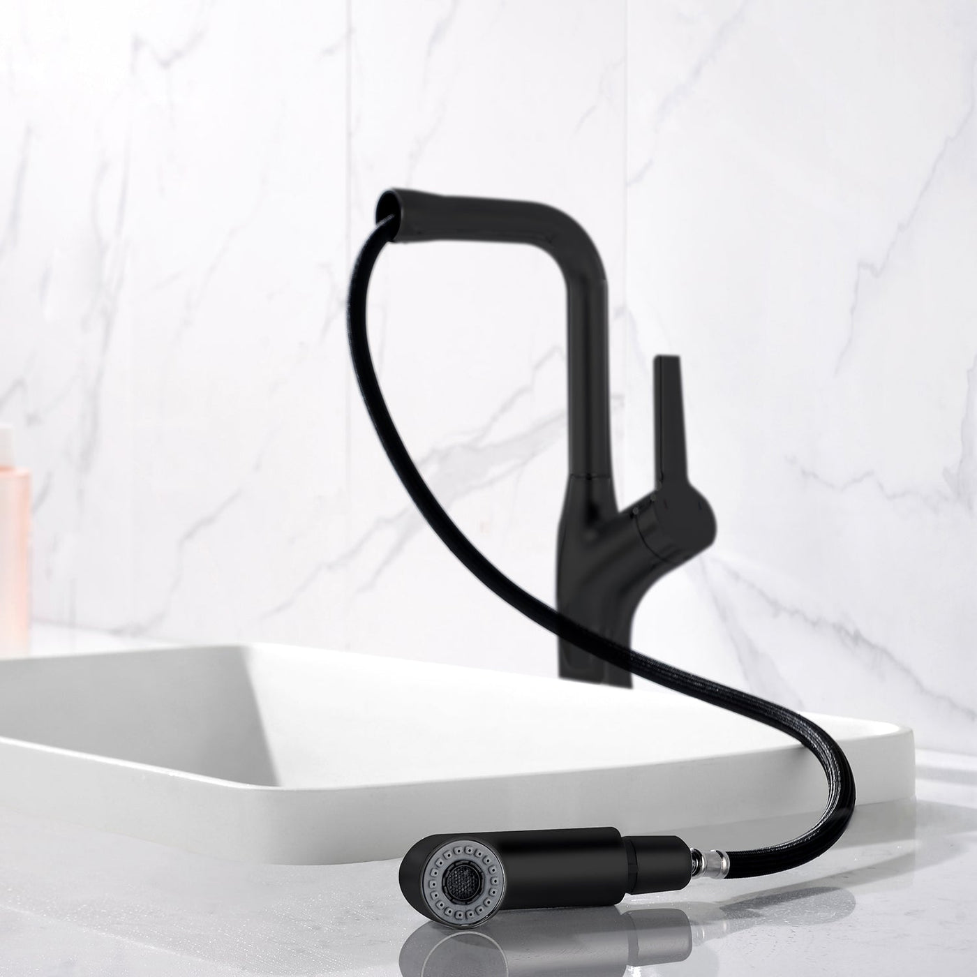 Metora Single-Hole Rotatable and Pull-Out Faucet-BF2205