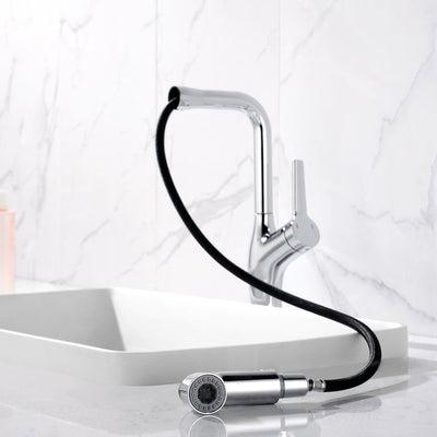 Metora Single-Hole Rotatable and Pull-Out Faucet-BF2205