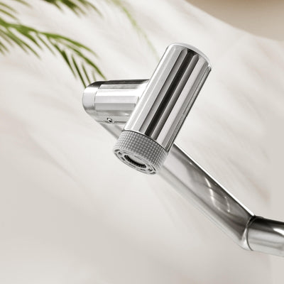 Metora 1080° Rotatable Single-Hole Bathroom Faucet With Temperature Display-BF2208-PRO