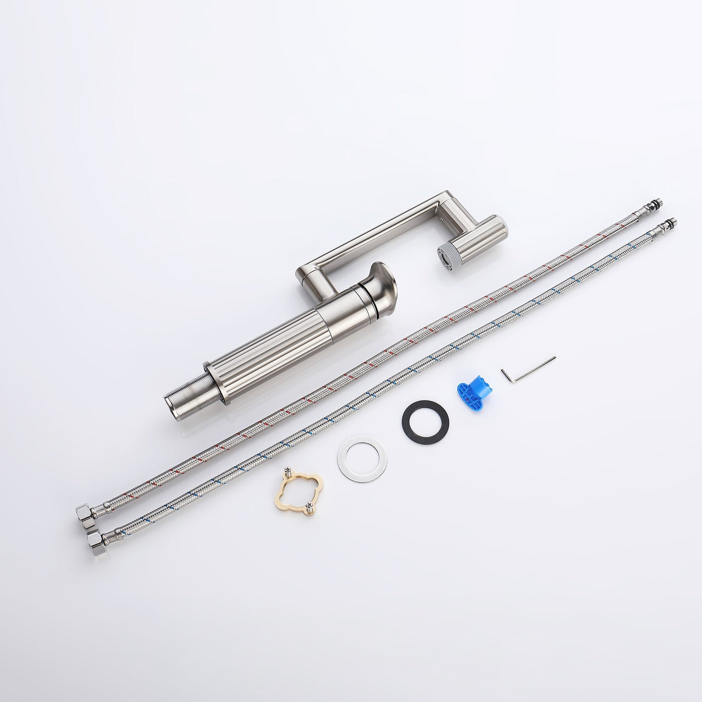 Metora 1080° Rotatable Single-Hole Bathroom Faucet With Temperature Display-BF2208-PRO