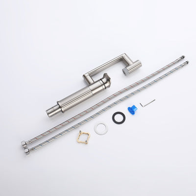 Metora 1080° Rotatable Single-Hole Bathroom Faucet With Temperature Display-BF2208-PRO