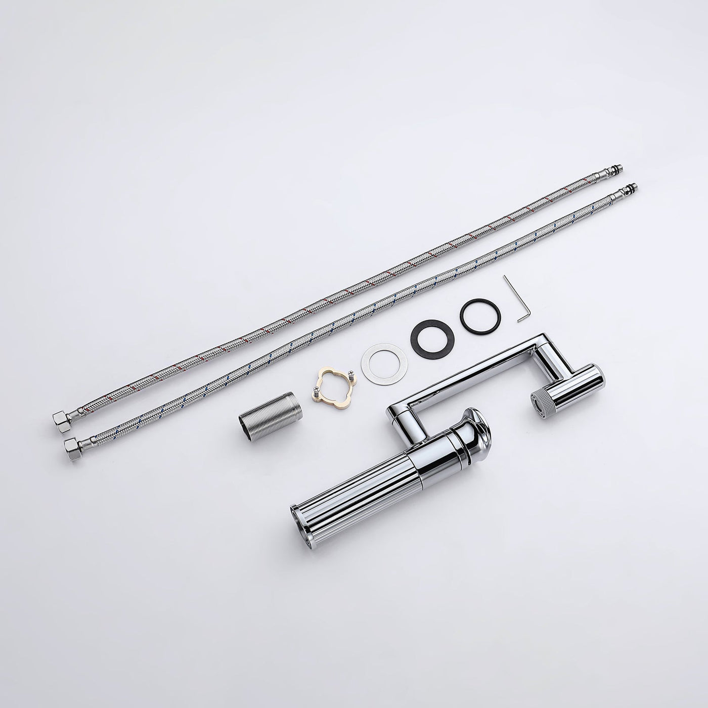 Metora 1080° Rotatable Single-Hole Bathroom Faucet With Temperature Display-BF2208-PRO