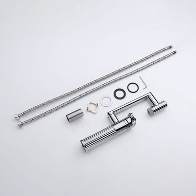 Metora 1080° Rotatable Single-Hole Bathroom Faucet With Temperature Display-BF2208-PRO