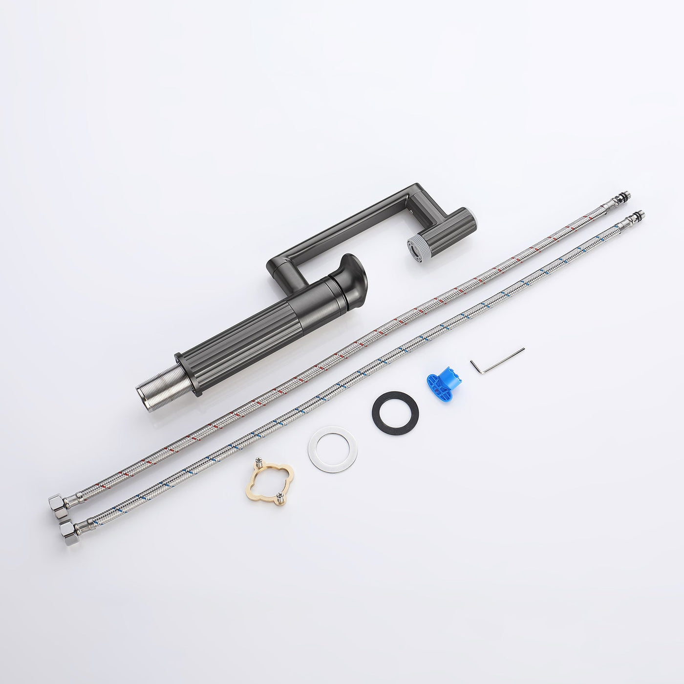 Metora 1080° Rotatable Single-Hole Bathroom Faucet With Temperature Display-BF2208-PRO