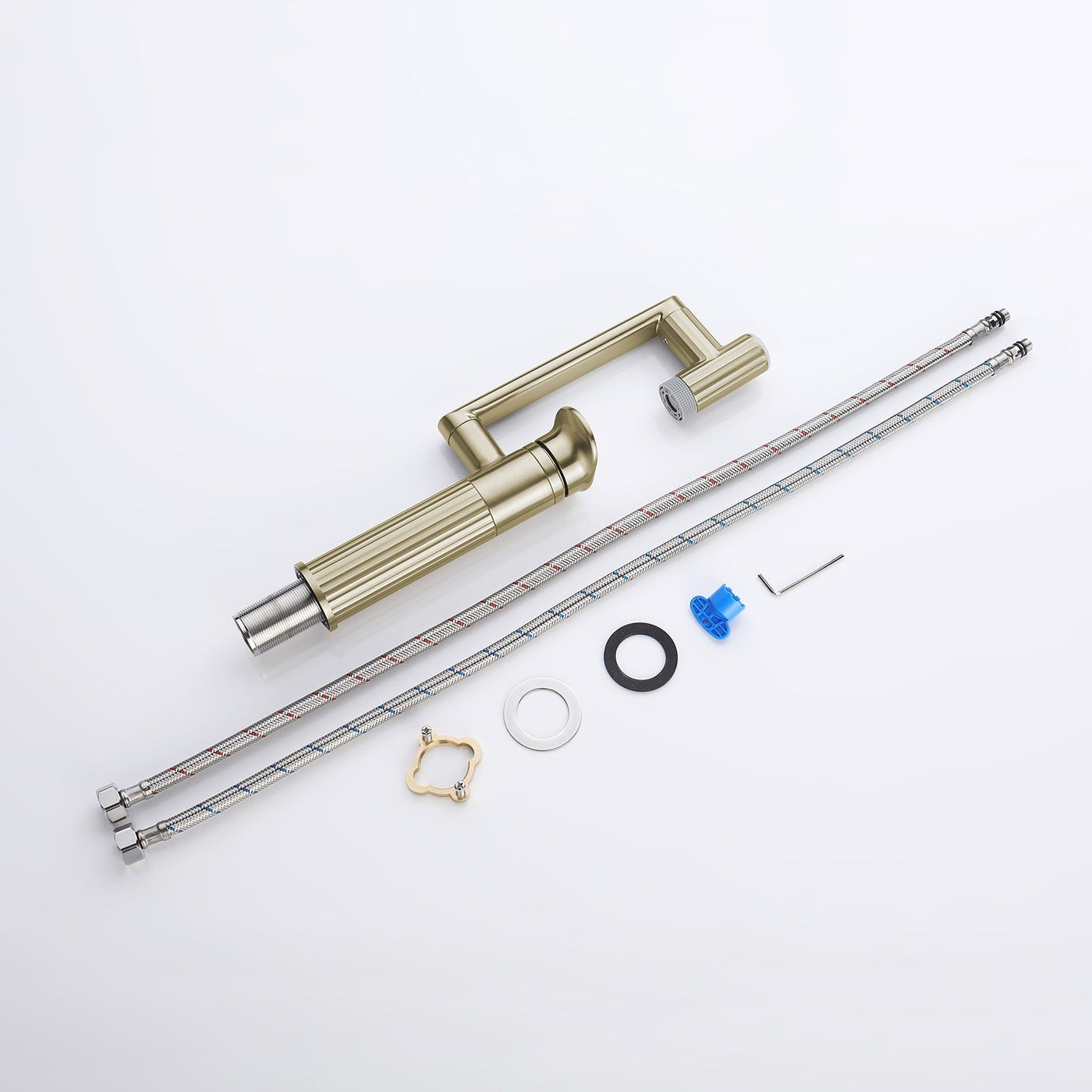 Metora 1080° Rotatable Single-Hole Bathroom Faucet With Temperature Display-BF2208-PRO