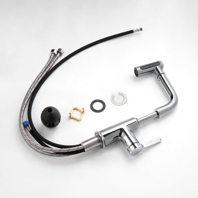 Metora Single-Hole Waterfall & Pull-Out Liftable Bathroom Faucet-BF2209