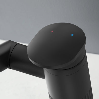 Metora 1080° Rotatable Single-Hole Bathroom Faucet With Temperature Display-BF2208-PRO