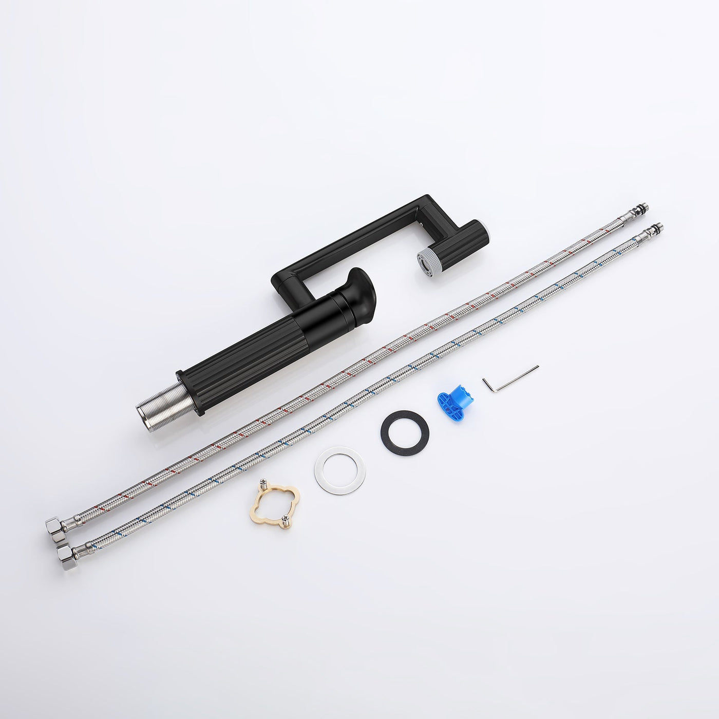 Metora 1080° Rotatable Single-Hole Bathroom Faucet With Temperature Display-BF2208-PRO