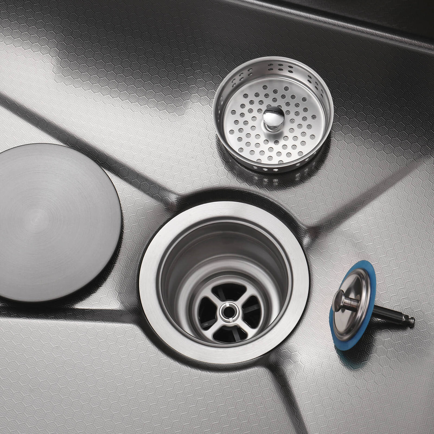 Metora 33"x22" Stainless Steel Workstation Kitchen Sink with Pull-out Faucet & Digital Display-KS2207L-PRO