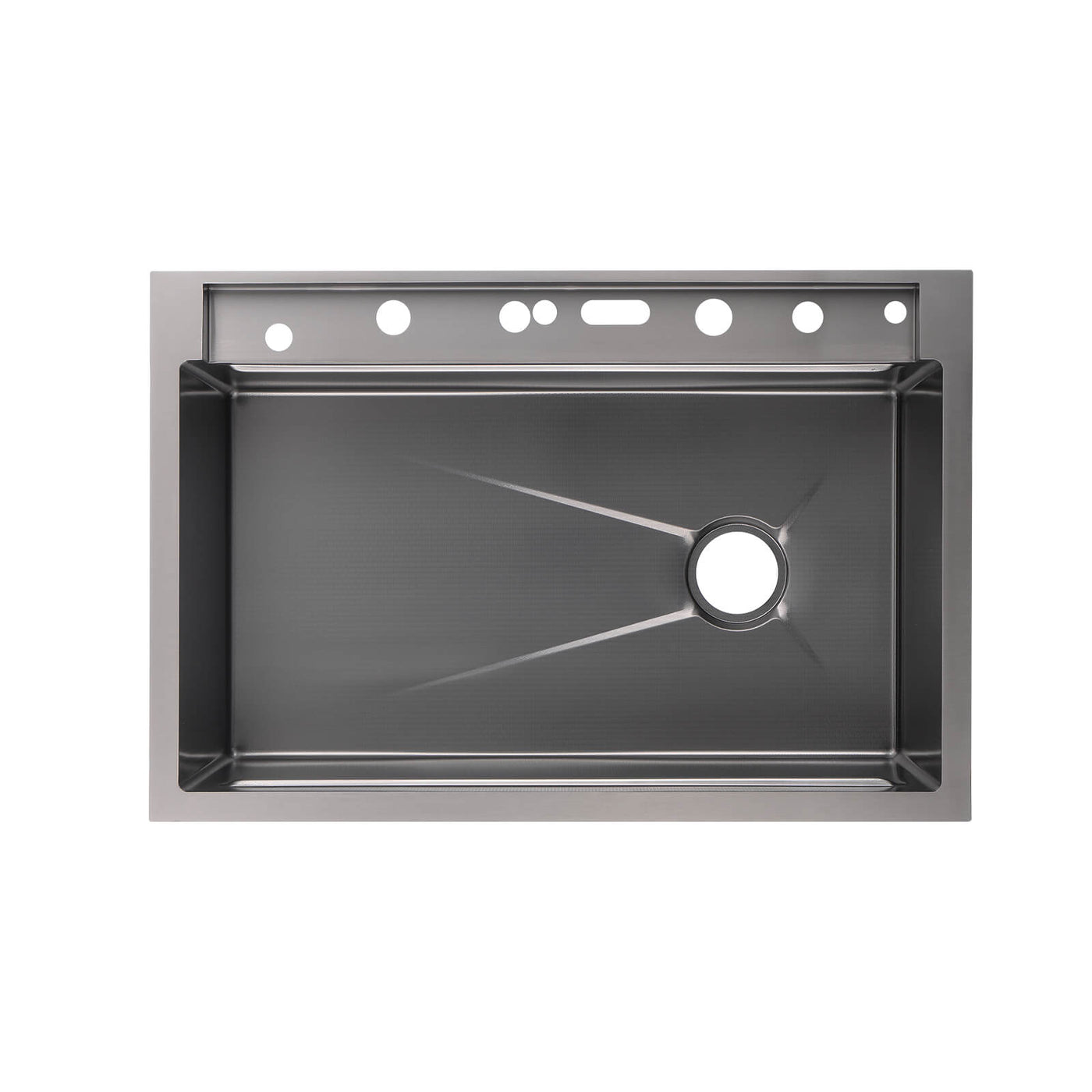 Metora 33"x22" Stainless Steel Workstation Kitchen Sink with Pull-out Faucet & Digital Display-KS2207L-PRO