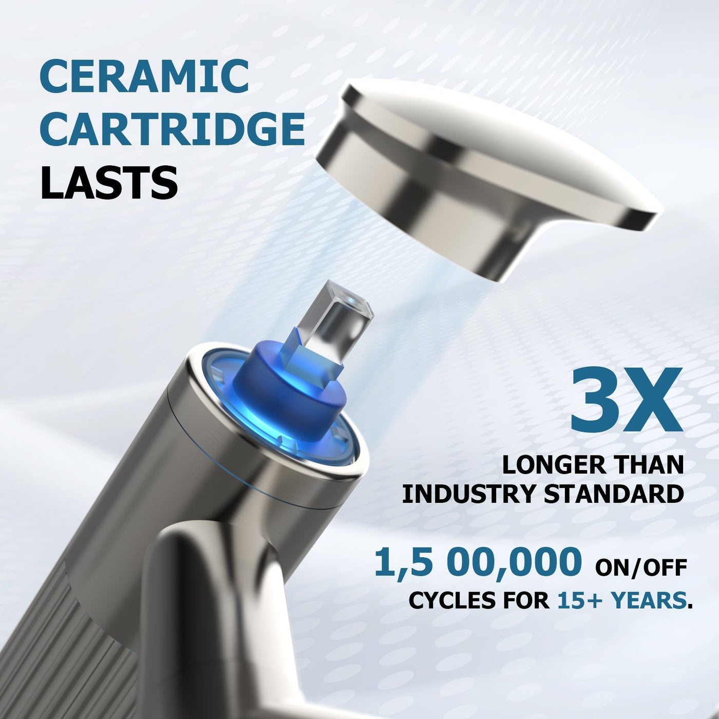 Metora 360° Rotatable Single-Hole Bathroom Faucet-BF2208