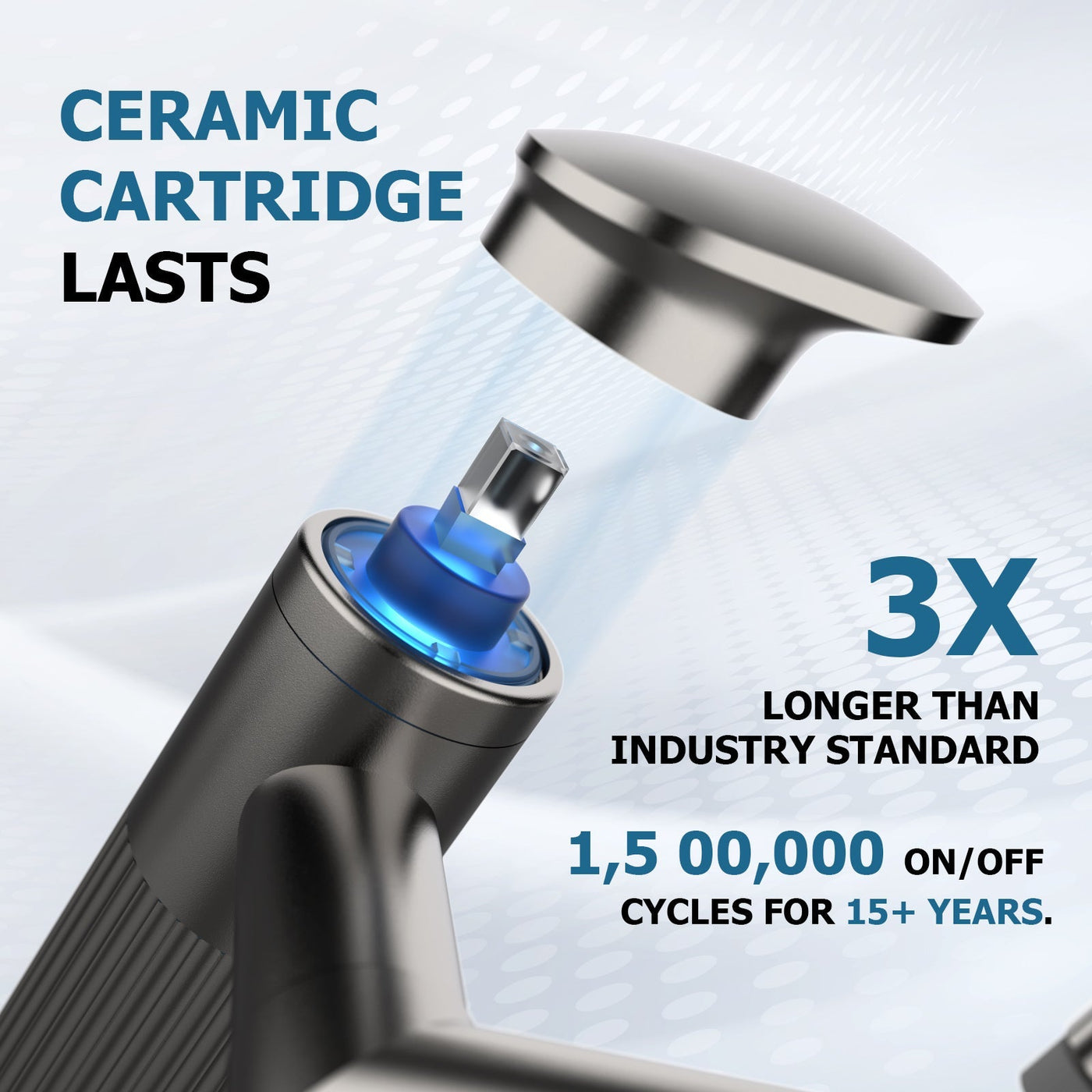 Metora 360° Rotatable Single-Hole Bathroom Faucet-BF2208