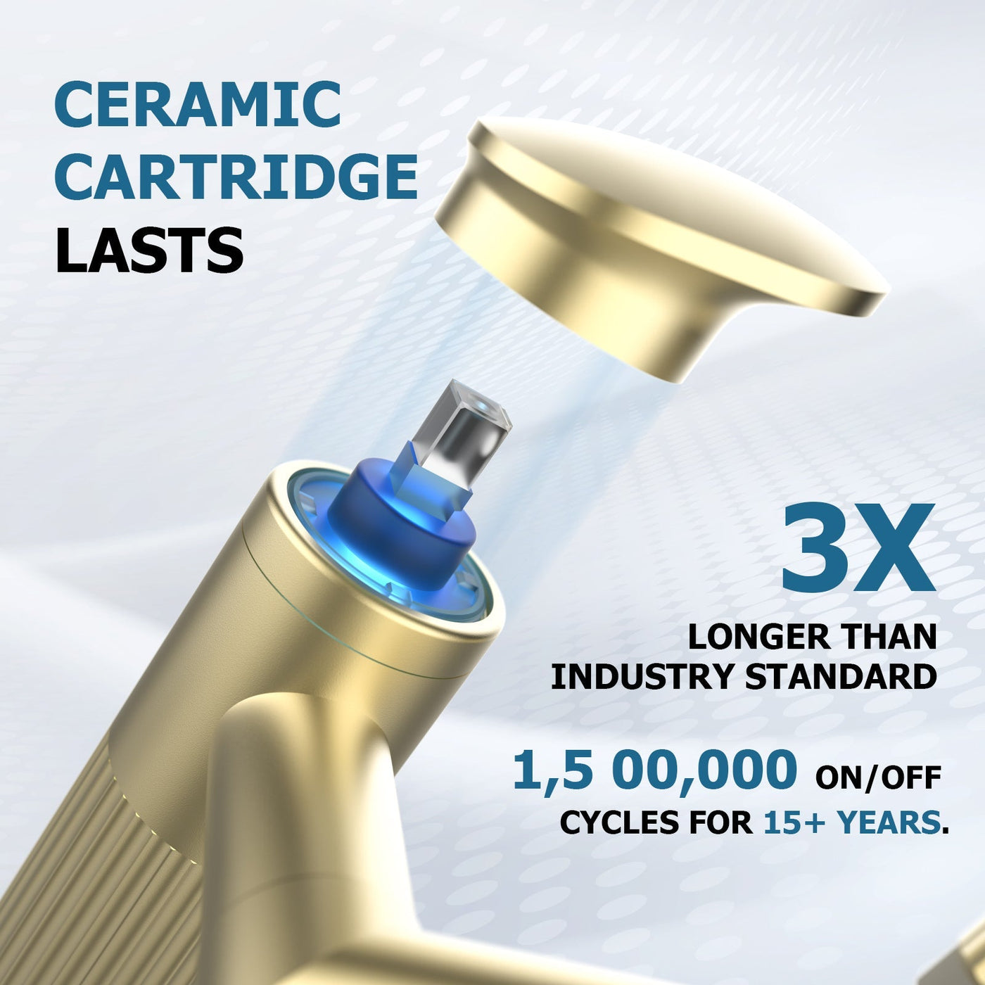 Metora 360° Rotatable Single-Hole Bathroom Faucet-BF2208