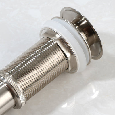 Metora Bathroom Sink Pop Up Drain Stopper Without Overflow-D01