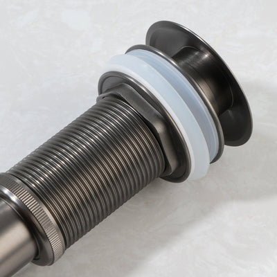 Metora Bathroom Sink Pop Up Drain Stopper Without Overflow-D01