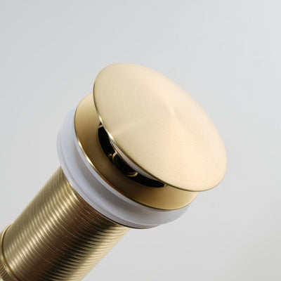 Metora Bathroom Sink Pop Up Drain Stopper Without Overflow-D01