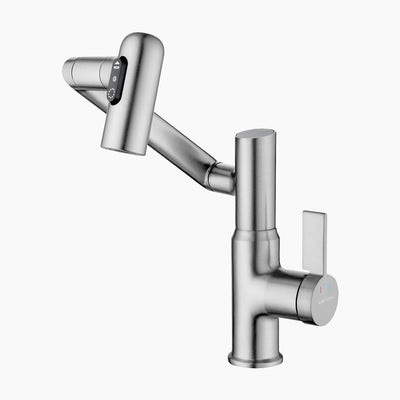 Metora Single-Hole Rotatable Faucet with Temperature Display-BF2204