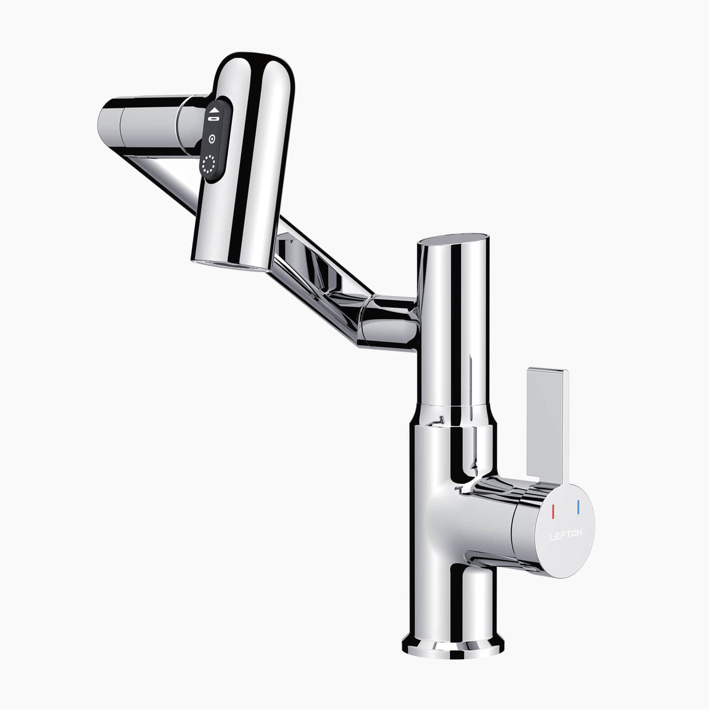 Metora Single-Hole Rotatable Faucet with Temperature Display-BF2204