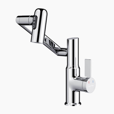 Metora Single-Hole Rotatable Faucet with Temperature Display-BF2204