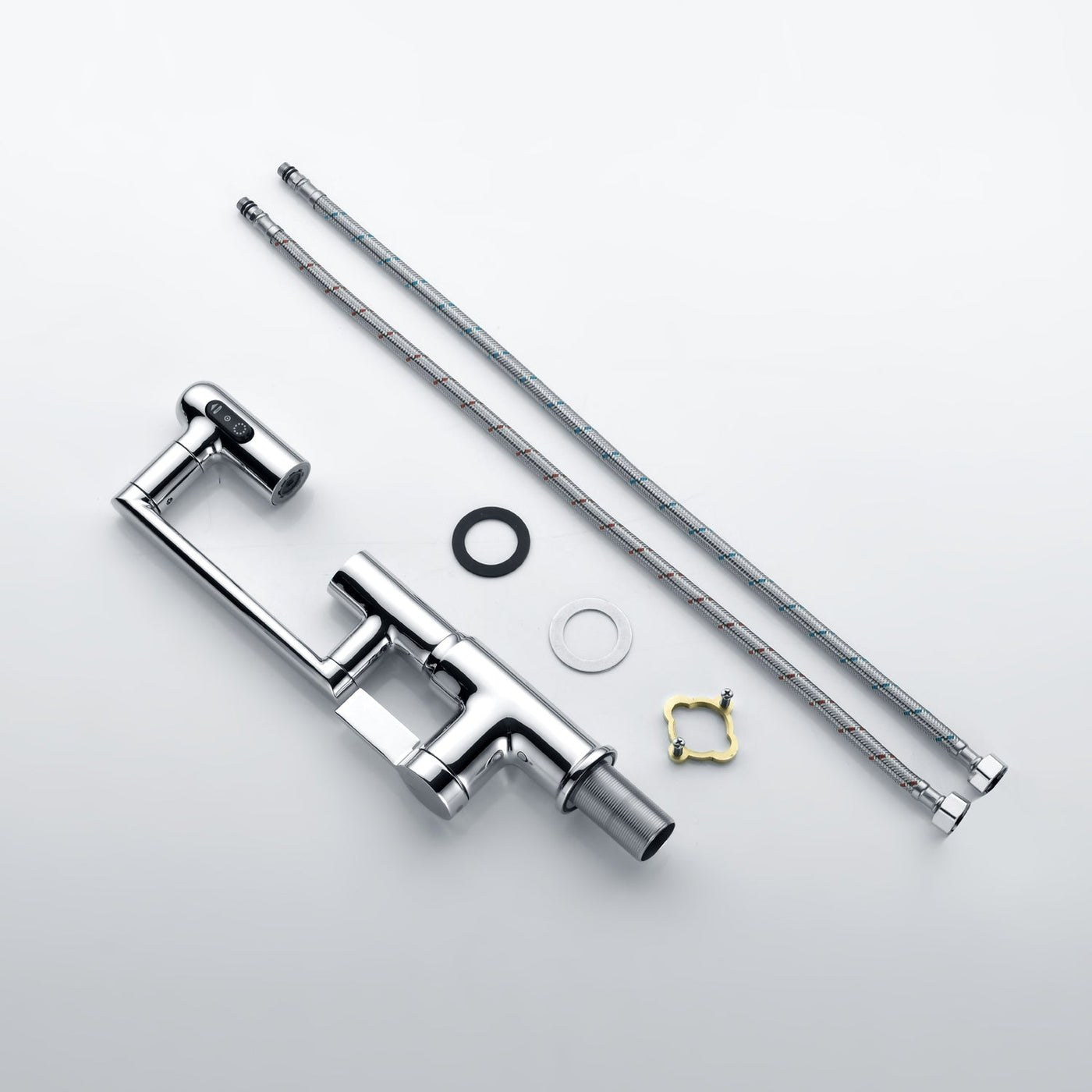 Metora Single-Hole Rotatable Faucet with Temperature Display-BF2204