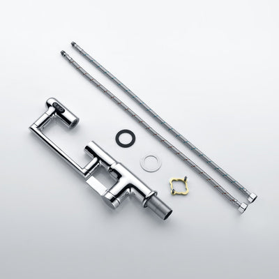 Metora Single-Hole Rotatable Faucet with Temperature Display-BF2204