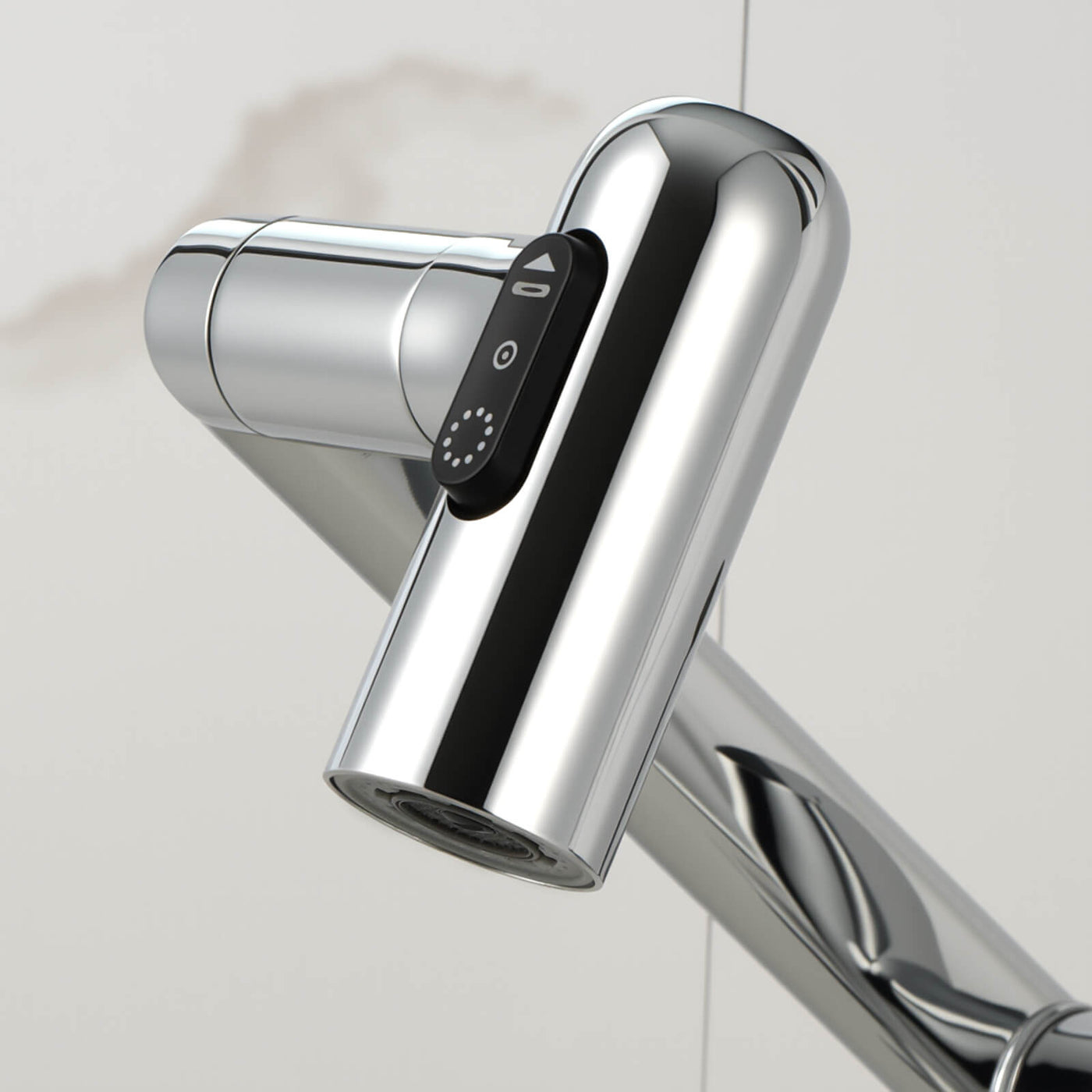 Metora Single-Hole Rotatable Faucet with Temperature Display-BF2204