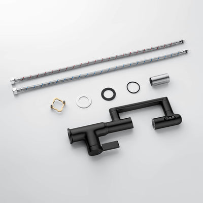 Recertified-Metora Single-Hole Rotatable Faucet with Temperature Display-BF2204-US