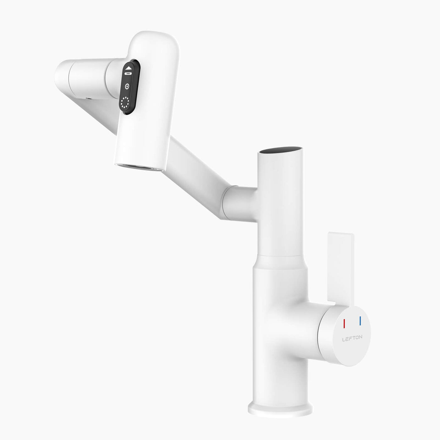 Recertified-Metora Single-Hole Rotatable Faucet with Temperature Display-BF2204-US