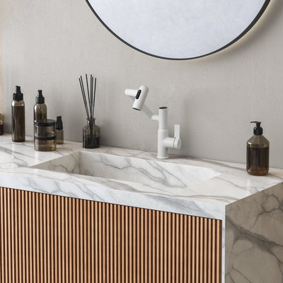 Metora Single-Hole Rotatable Faucet with Temperature Display-BF2204