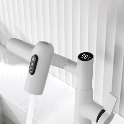 Metora Single-Hole Rotatable Faucet with Temperature Display-BF2204