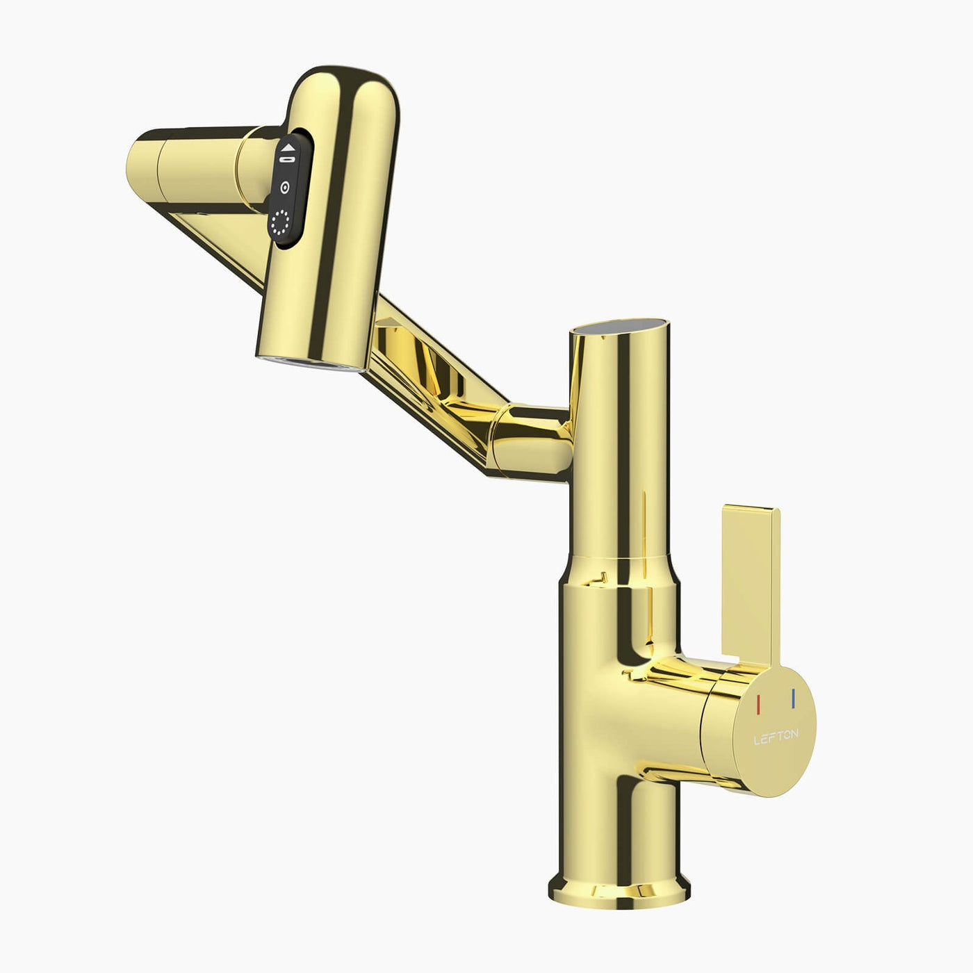 Metora Single-Hole Rotatable Faucet with Temperature Display-BF2204