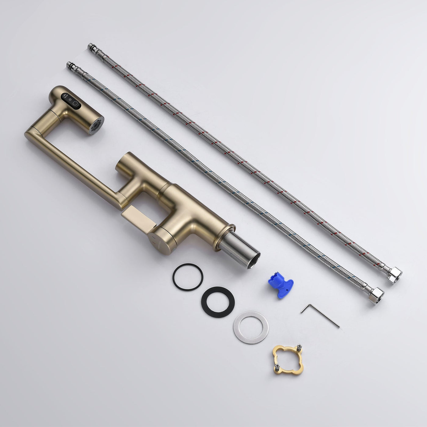 Metora Single-Hole Rotatable Faucet with Temperature Display-BF2204