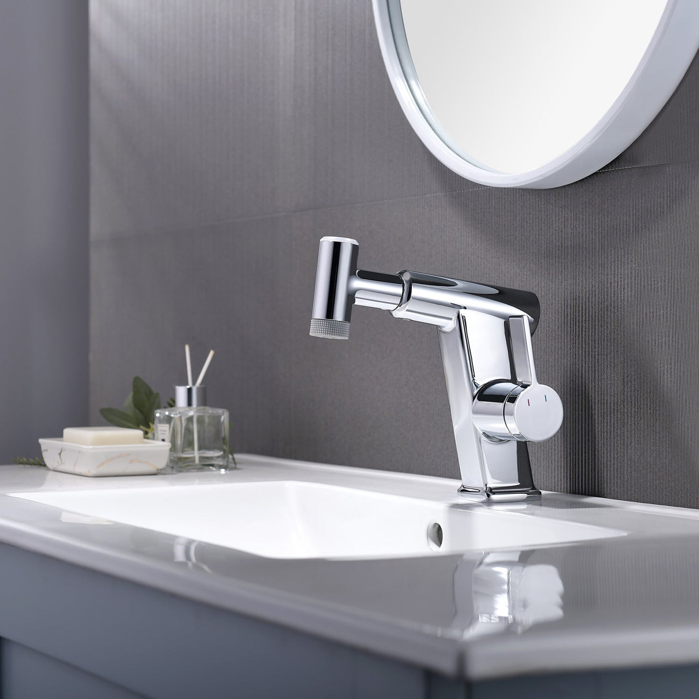 Metora Pull-Out Faucet with Temperature Display & LED Light - BF2207